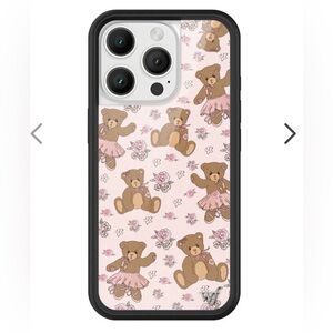 Wildflowers Teddy Bear Phone Case “Bear-y Ballet”